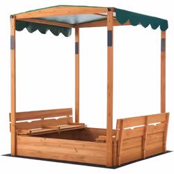 Sabbiatrice in legno I bambini adoreranno questa sandbox dove potranno scavare, giocare e costruire castelli. Le panchine pie ...