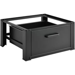 Helloshop26 - Base con cassetto per lavatrice 63 x 54 x 31 cm nera