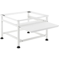Base con ripiano allungabile per lavatrice 63 x 54 x 41 cm bianco