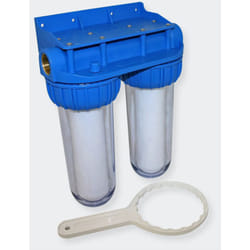 Helloshop26 - Doppio filtro a sedimenti 1 pollice - 32,89 mm