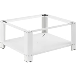 Base con ripiano per lavatrice 63 x 54 x 31 cm bianco