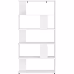 Biblioteca Un interno domestico senza biblioteca non è completo. Questo scaffale di design a 5 livelli ti permette di riporre ...