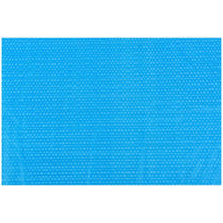 Copertura per piscina solare a bolle in polietilene 260 x 160 cm casa blu