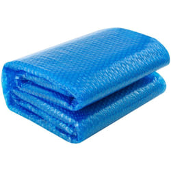 Copertura per piscina solare a bolle in polietilene 549 x 274 cm blu