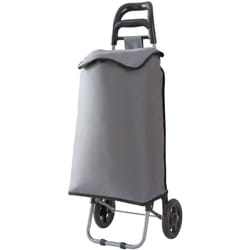 Helloshop26 - Carrello spesa 96 x 35 x 29 cm grigio scuro nero