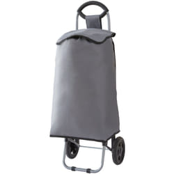 Helloshop26 - Carrello spesa 36 litri 93 x 32 x 30 cm grigio scuro/nero