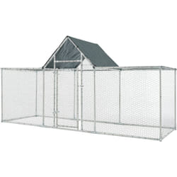 Voliera da esterno Arguin 300 x 100 x 100 - 150 cm verde argento