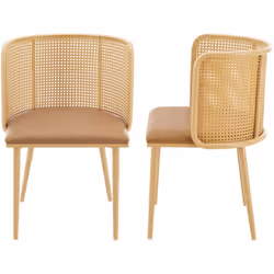 Set di 2 sedie per sala da pranzo Queste sedie stabili e di alta qualità offrono un design elegante e moderno alla tua casa:  ...