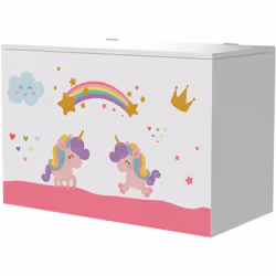 Scatola dei giocattoli Un mobile contenitore ideale per la cameretta dei bambini. Giocattoli, libri, libri da colorare posson ...