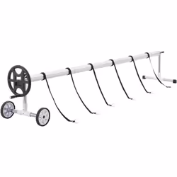 Sistema avvolgibile per copertura piscina Questo rullo per piscina ti consente di arrotolare e srotolare la copertura protett ...