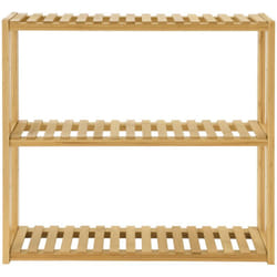 Ripiano portaoggetti in bambù 60 x 15 x 54 cm