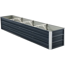 Helloshop26 - Fioriera con 3 barre divisorie 240 x 47 x 40 cm antracite