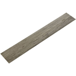 Helloshop26 - Rivestimento per pavimenti adesivo vinilico in pvc Valona 7 pezzi 0,975 m² accento rovere grigio grigio