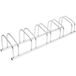 Helloshop26 - Portabici per 5 biciclette 133,5 x 33 x 26 cm in acciaio zincato