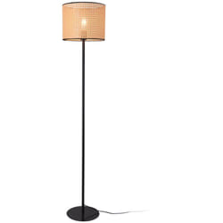 Lampada da terra lampadario 154 x 30 cm nero beige