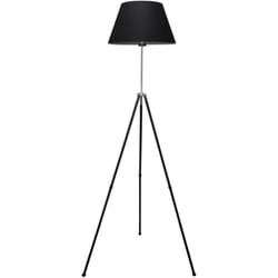 Helloshop26 - Lampada da terra lampada altezza 150 cm E27 nero/argento