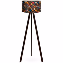 Lampada da terra Questa lampada da terra elegante e moderna adornerà la stanza, adattandosi alla decorazione della casa. Desc ...