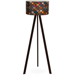 Helloshop26 - Lampada da terra lampada altezza 140 cm E27 nero/multicolor