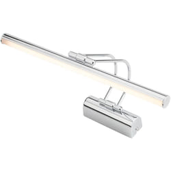 Lampada da parete per sala da pranzo Hartlepool in metallo 32 led cromo