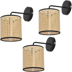 Helloshop26 - Set di 3 applique Southend 25 x 17 x 16 cm nero beige lux.pro