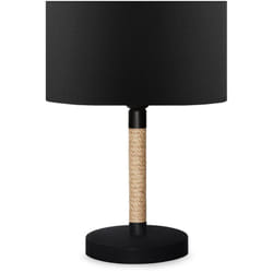 Helloshop26 - Lampada da scrivania E27 altezza 37 cm nera