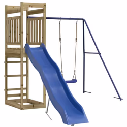 Vuoi dare ai tuoi figli la libertà di giocare a casa? Questo set da gioco per esterni in legno trasforma il tuo giardino in u ...