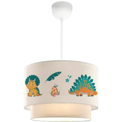 Helloshop26 - Lampadario lampada a sospensione lurgan sospensione per bambini E27 70 cm modello dinosauro