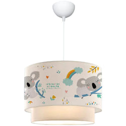 Helloshop26 - Lampadario lampada a sospensione a sospensione per bambino E27 70 cm modello koala