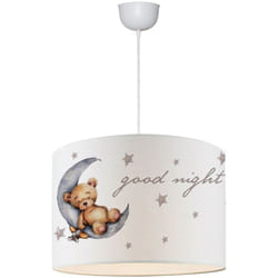 Lampadario lampada a sospensione rugby sospensione per bambini E27 70 cm modello orsetto
