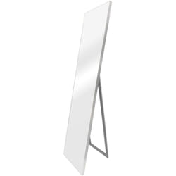 Helloshop26 - Specchio da terra inclinabile Psiche 150 x 35 cm argento