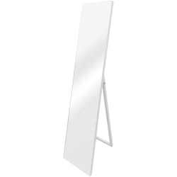 Helloshop26 - Specchio da terra inclinabile Psiche 150 x 35 cm bianco