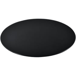 Helloshop26 - Piano tavolo in vetro esg diametro ø 90 cm nero
