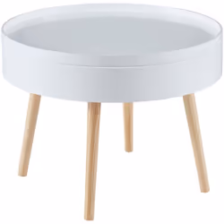 Tavolino con piano rimovibile Il nostro elegante tavolino con piano rimovibile è sia pratico che estetico e costituisce un'ag ...