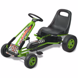 I tuoi bambini si divertiranno molto a guidare questo kart a pedali. Questo kart è adatto a bambini dai 3 anni in su. Il sedi ...