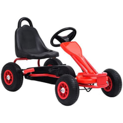 Kart a pedali con pneumatici rossi