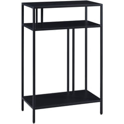 Consolle in metallo 85 x 55 x 30 cm nero