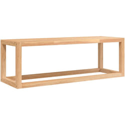 Porta asciugamani 60 x 20 x 20 cm in legno massello di noce