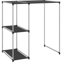 Helloshop26 - Ripiano per lavatrice 87 x 55 x 90,5 cm nero