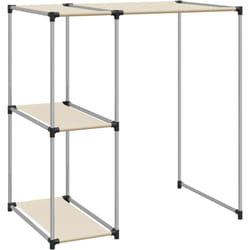 Helloshop26 - Portaoggetti per lavatrice 87 x 55 x 90,5 cm crema