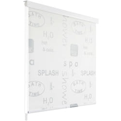 Helloshop26 - Tenda a rullo per doccia 80 x 240 cm paraspruzzi