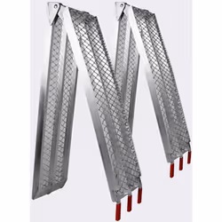 2 rampe di carico pieghevoli in alluminio rampa di collisione con binario 226 cm 680 kg. Le rampe di carico sono un valido ai ...