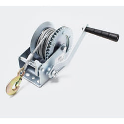 Helloshop26 - Verricello manuale da alaggio 550kg 10m 2 vie 4.1:1 attrezzi garage officina fai da te