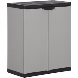 Questo elegante e pratico armadietto per rifiuti da giardino è essenziale per il tuo spazio all'aperto. Realizzato in PVC e 1 ...
