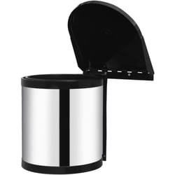 Pattumiera da cucina ad incasso 12 litri in acciaio inox