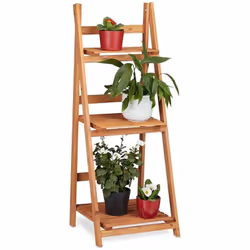 Questa scala per piante offre spazio per posizionare vari vasi di fiori e piante e decorare la tua stanza in un modo molto or ...