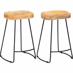 Realizzato in legno massello di mango, questo sgabello da bar retrò dall'iconico design Gavin si adatterà perfettamente agli  ...