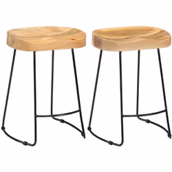 Realizzato in legno massello di mango, questo sgabello da bar retrò dall'iconico design Gavin si adatterà perfettamente agli ...