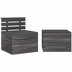 Questo set da giardino su pallet è una scelta eccellente per rilassarsi e godersi il bel tempo, fare un pisolino o chiacchier ...