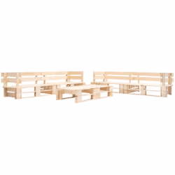 Il nostro set di divani da giardino su pallet sarà la scelta ideale per rilassarti, goderti il clima, fare un pisolino o chia ...