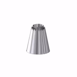 de Buyer 211801, Beccuccio decorativo per pasticceria, Sac à poche, Acciaio inox, Metallo, 3,5 cm